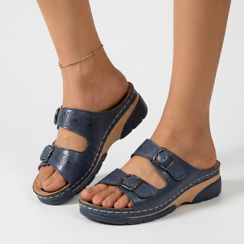 Dam bekväma sandaler justerbara sommar