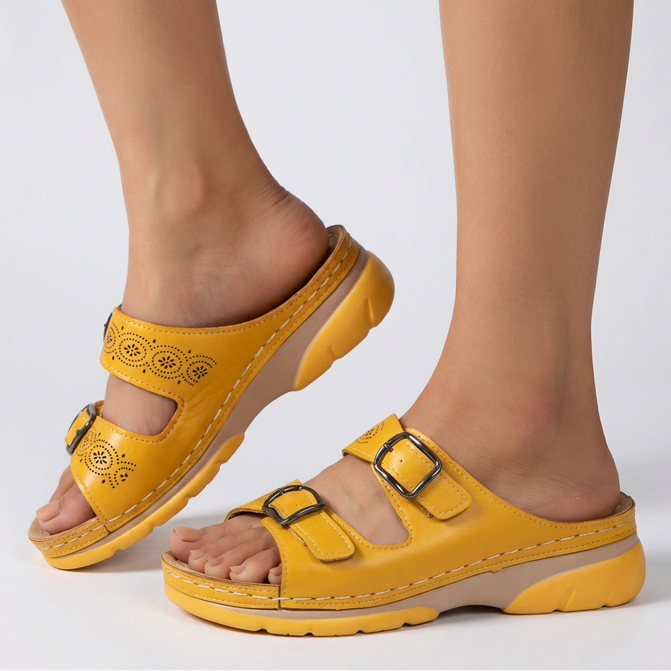 Dam bekväma sandaler justerbara sommar