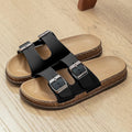 Bekväma sandaler med dubbla remmar
