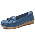 Dam bekväma loafers dekorativa