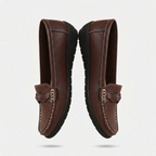 Dam bekväma loafers flätad