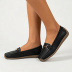 Dam bekväma loafers metalldetalj