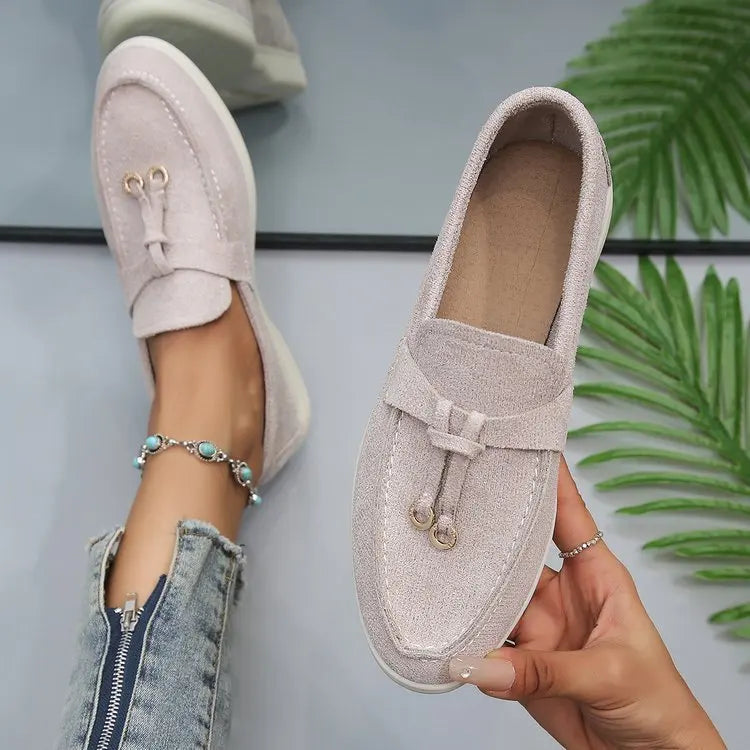 Dam bekväma loafers slip on