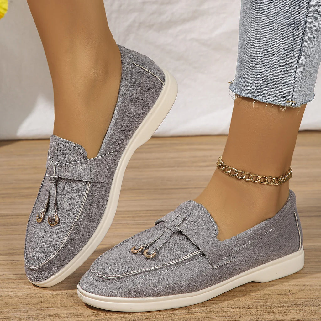 Dam bekväma loafers slip on