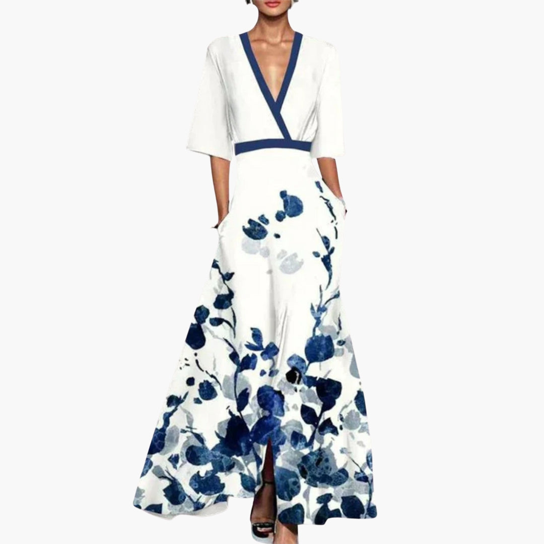Dam maxiklänning Floral Print sommar