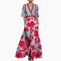 Dam maxiklänning Floral Print sommar