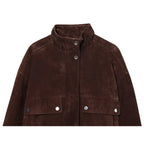 Dam mjuk mockajacka oversized sommar
