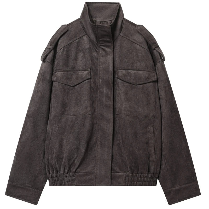 Dam mockajacka oversized sommar