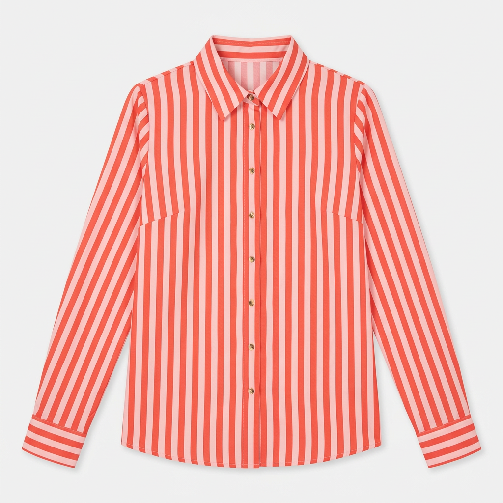Dam skjorta Stripe sommar