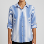 Dam skjorta Stripe sommar