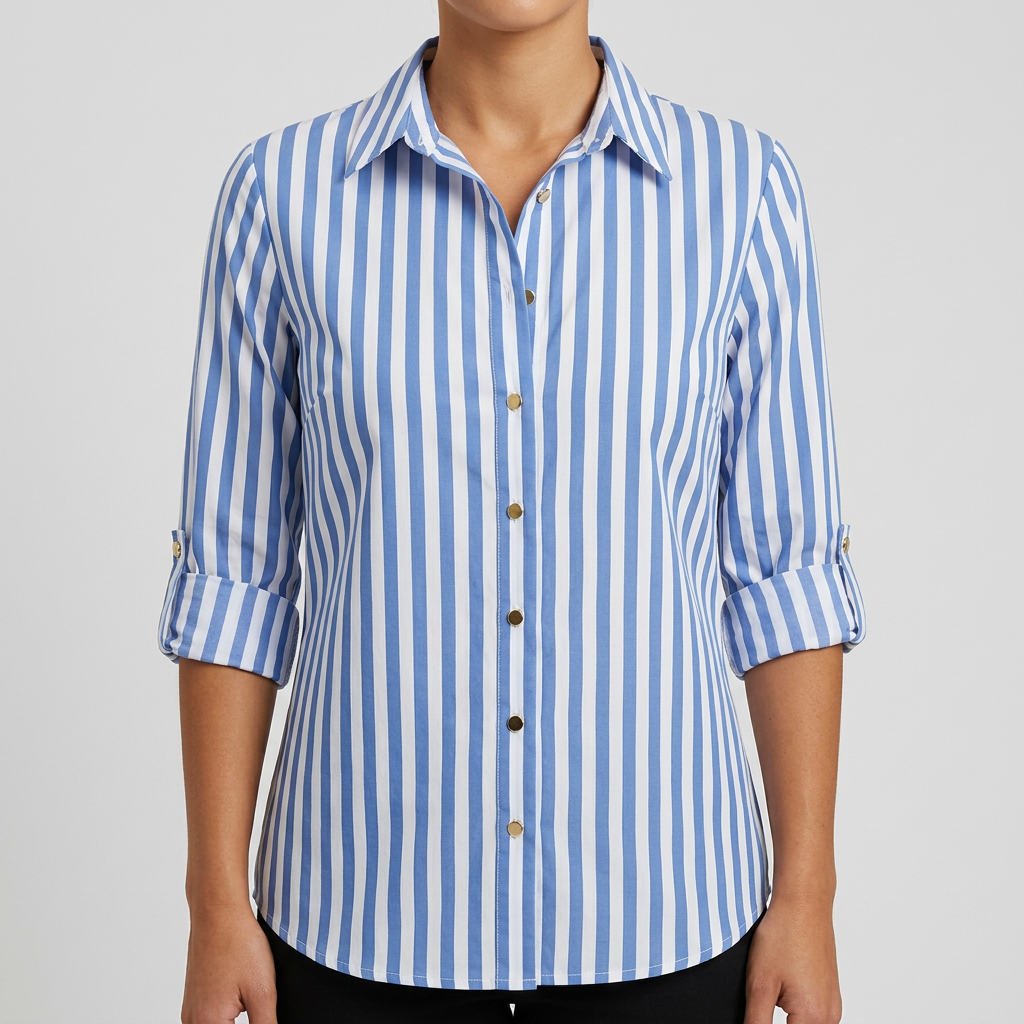 Dam skjorta Stripe sommar