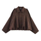 Mjuk oversized mockajacka