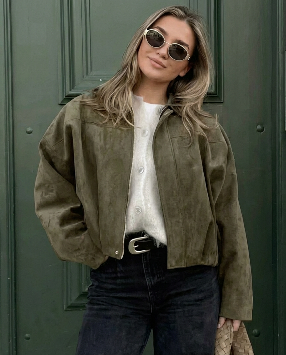 Mjuk oversized mockajacka