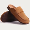 Mjuka mockaliknande mule loafers