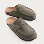 Mjuka mockaliknande mule loafers