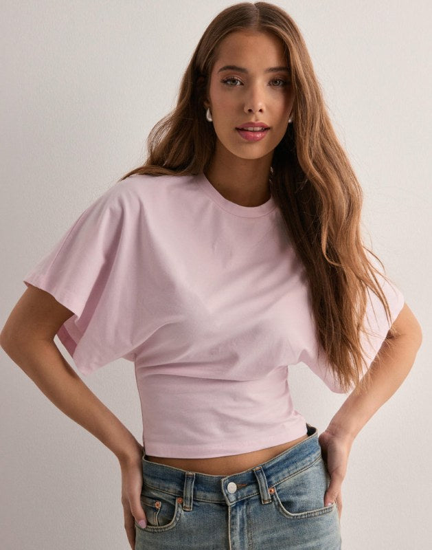 Dam bekväm topp oversized kortärmad