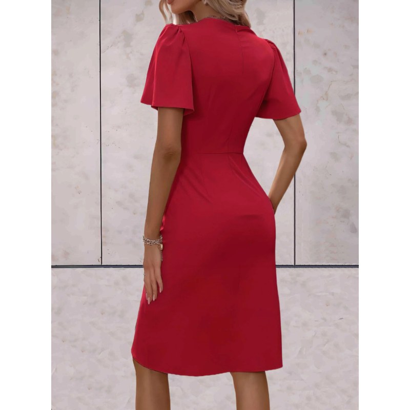 Evelina – Elegante Wikkeljurk voor Feestelijke & Chique Gelegenheden