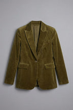 Women’s Velvet Style  Blazer Tailored Smart Occasion Jacket