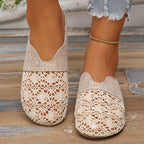 Vrouwen Geweven Slippers Platte Slides Mode Vrouwen Cover Teen Vrouwelijke Muilezel Luxe 2025, Muilezels Casual Flats Schoenen